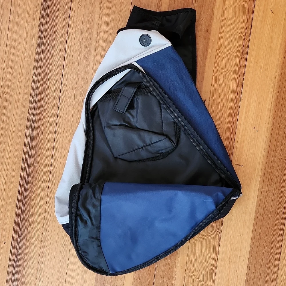 Blue and Black Salem State Sling Bag - Picture 3 of 3